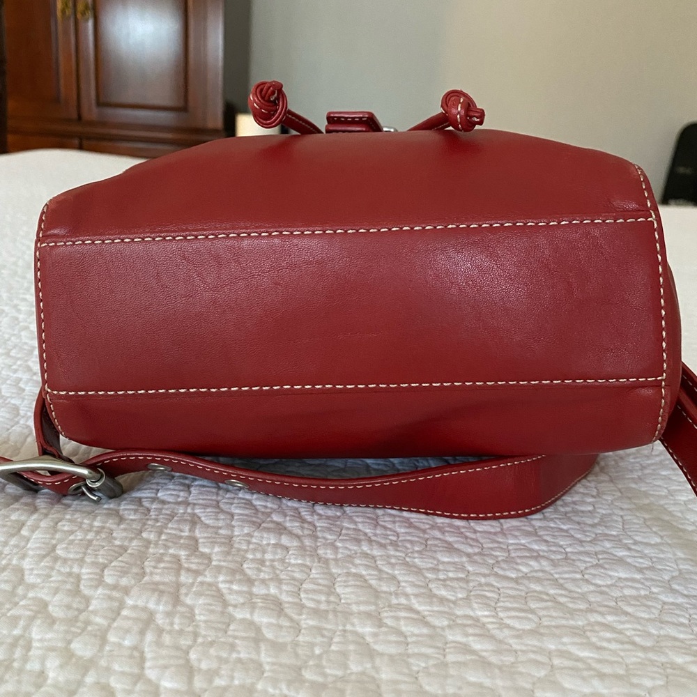 Beautiful Red Coach Backpack π - Picture 2 of 10